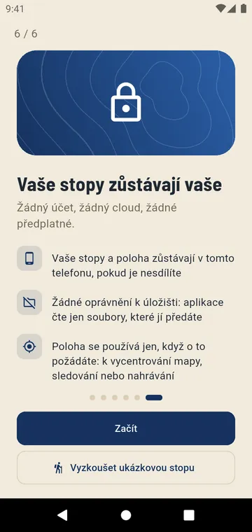 Bez účtu, bez cloudu: vaše stopy zůstávají v telefonu