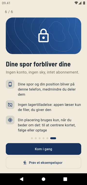 Ingen konto, ingen sky: dine spor bliver på din telefon