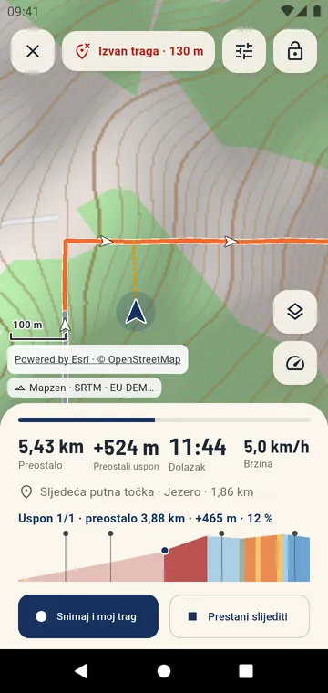 Izvan traga: udaljenost i put natrag