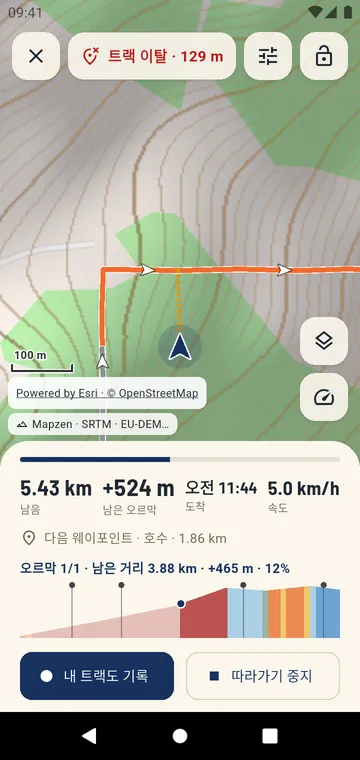 트랙 이탈: 거리와 돌아가는 길
