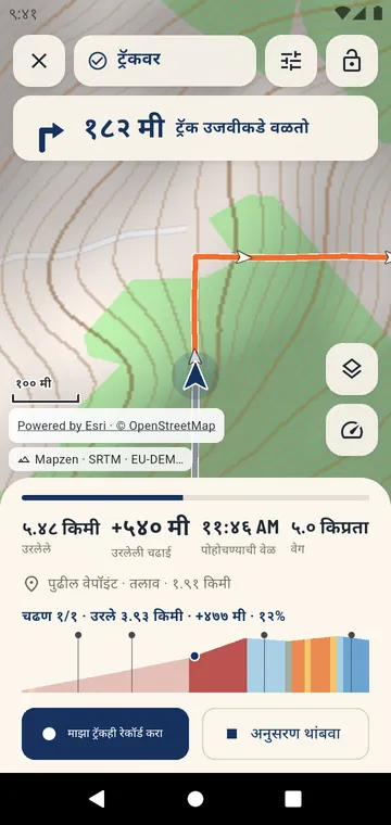 ट्रॅक अनुसरताना: पुढचे वळण, चढणीचे पान आणि उरलेले आकडे